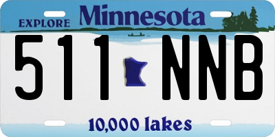 MN license plate 511NNB