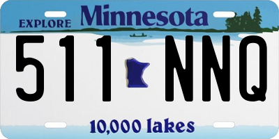 MN license plate 511NNQ