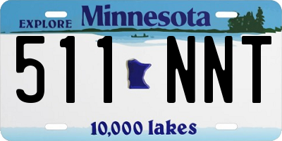 MN license plate 511NNT