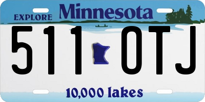 MN license plate 511OTJ