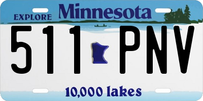 MN license plate 511PNV