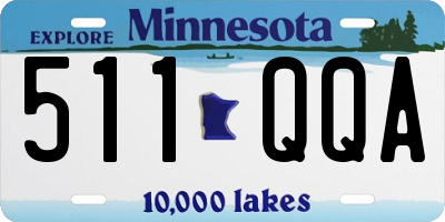 MN license plate 511QQA