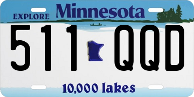 MN license plate 511QQD