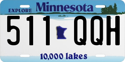 MN license plate 511QQH
