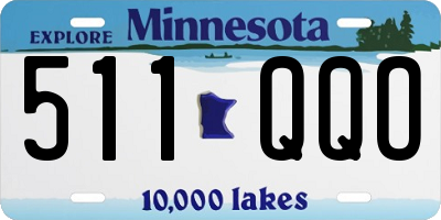 MN license plate 511QQO