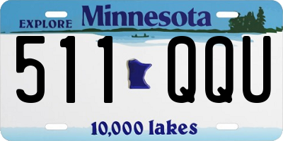 MN license plate 511QQU