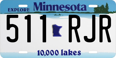 MN license plate 511RJR