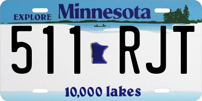 MN license plate 511RJT