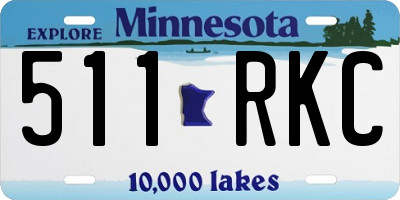 MN license plate 511RKC