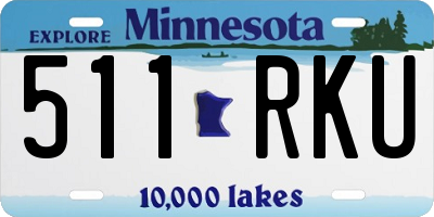 MN license plate 511RKU