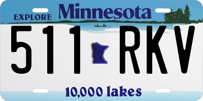 MN license plate 511RKV