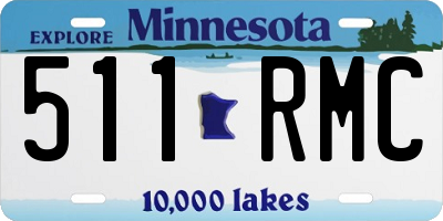 MN license plate 511RMC