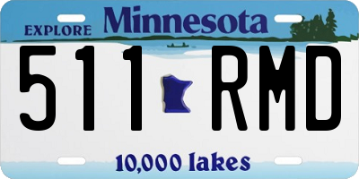 MN license plate 511RMD