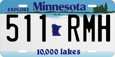 MN license plate 511RMH