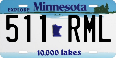MN license plate 511RML