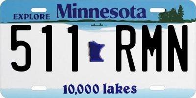 MN license plate 511RMN