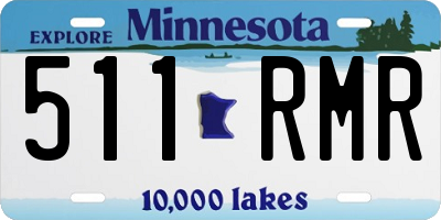 MN license plate 511RMR
