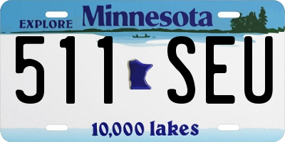 MN license plate 511SEU