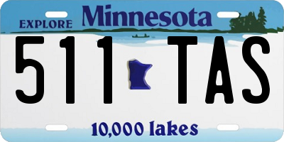 MN license plate 511TAS