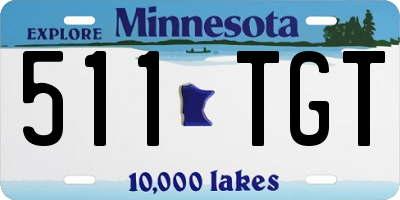 MN license plate 511TGT