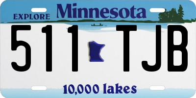 MN license plate 511TJB