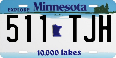 MN license plate 511TJH