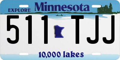 MN license plate 511TJJ