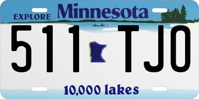 MN license plate 511TJO