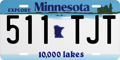 MN license plate 511TJT