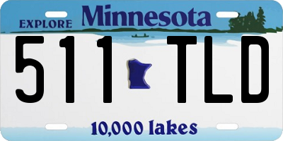 MN license plate 511TLD