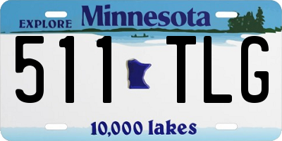 MN license plate 511TLG