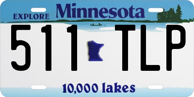 MN license plate 511TLP