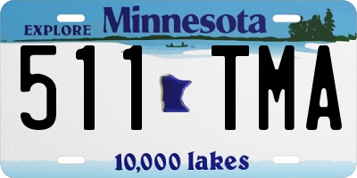 MN license plate 511TMA