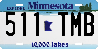 MN license plate 511TMB