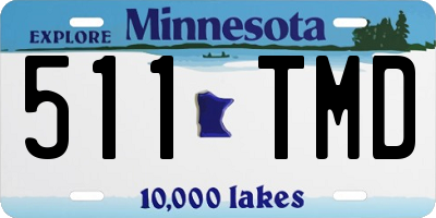 MN license plate 511TMD