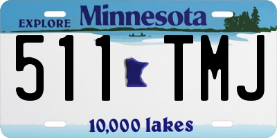 MN license plate 511TMJ