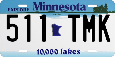 MN license plate 511TMK