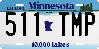 MN license plate 511TMP