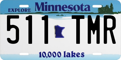 MN license plate 511TMR