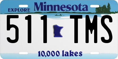 MN license plate 511TMS
