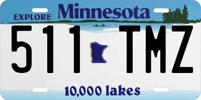 MN license plate 511TMZ