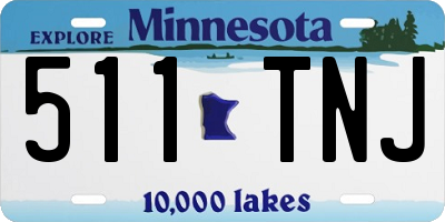 MN license plate 511TNJ