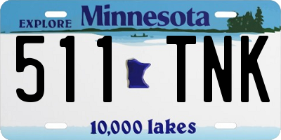 MN license plate 511TNK