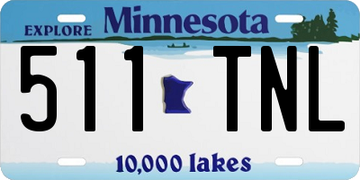 MN license plate 511TNL