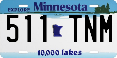 MN license plate 511TNM