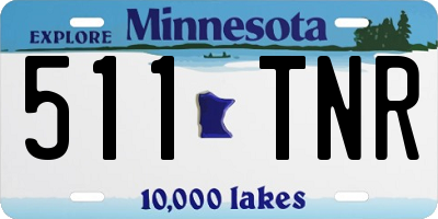 MN license plate 511TNR