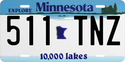MN license plate 511TNZ