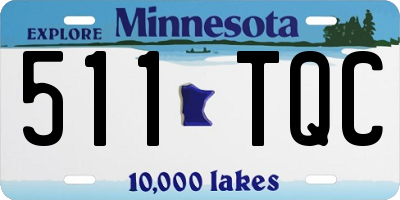 MN license plate 511TQC