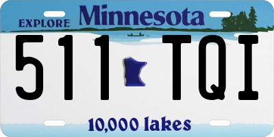 MN license plate 511TQI