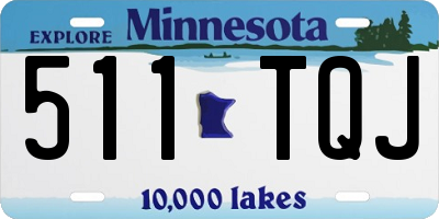 MN license plate 511TQJ